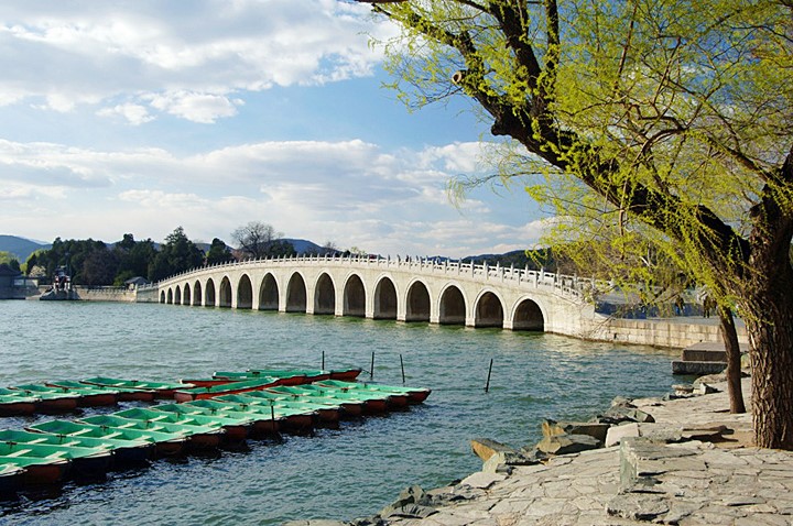 Kunming Lake Area Seventeen-Arch Bridge (Shiqi Kong Qiao)