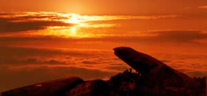 Wonders on Mount Tai(1) The rising sun at dawn(2) 