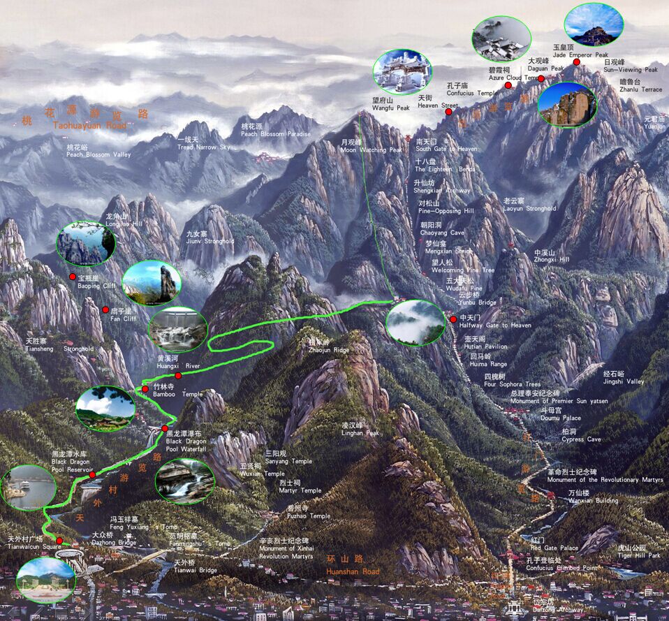 Mount Tai  Tianwai Village Tourist Trail: The most